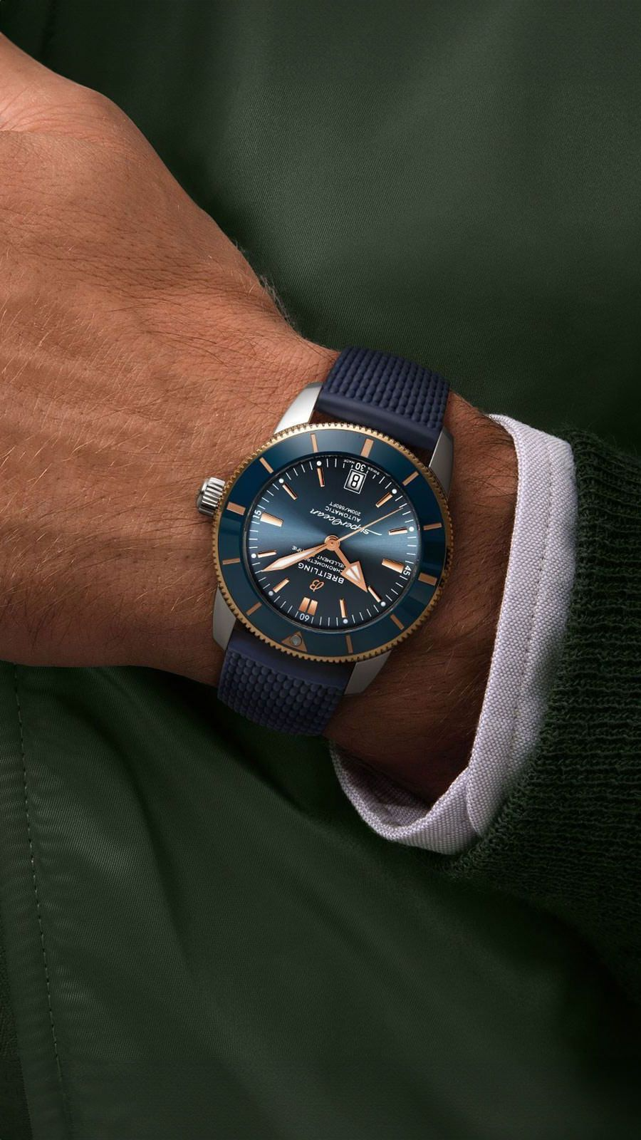 브라이틀리닝 슈퍼오션 헤리티지 오토매틱