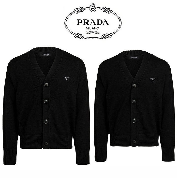 ⚪️  2025 S/S PRADA 트라이앵글 플레이트 커플가디건⚪️ view 10