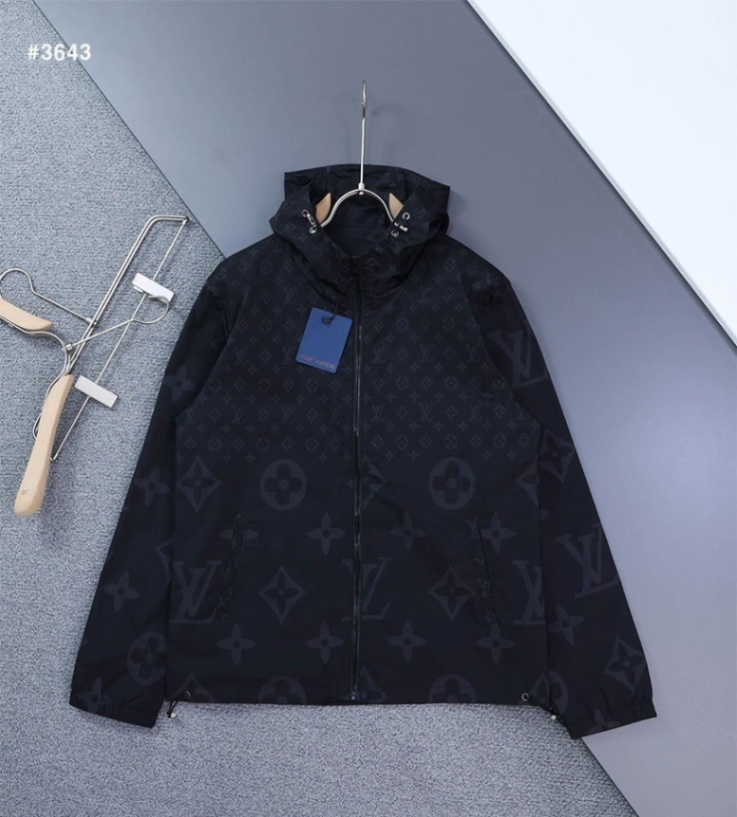  [LOUIS VUITTON] 루이비통 LV모노그램 믹스 윈드브레이커 후드 자켓 