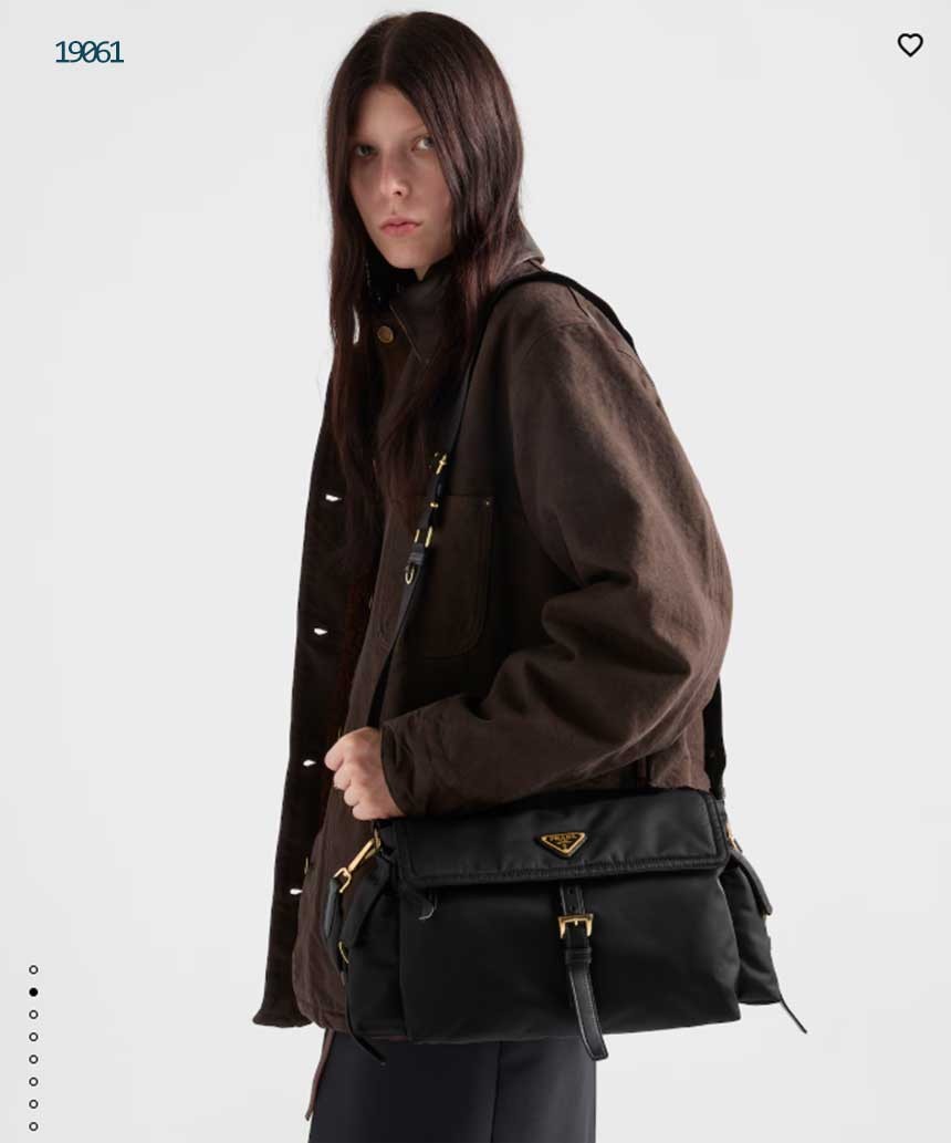 프라다 익스플로어 라지 리나일론 숄더백