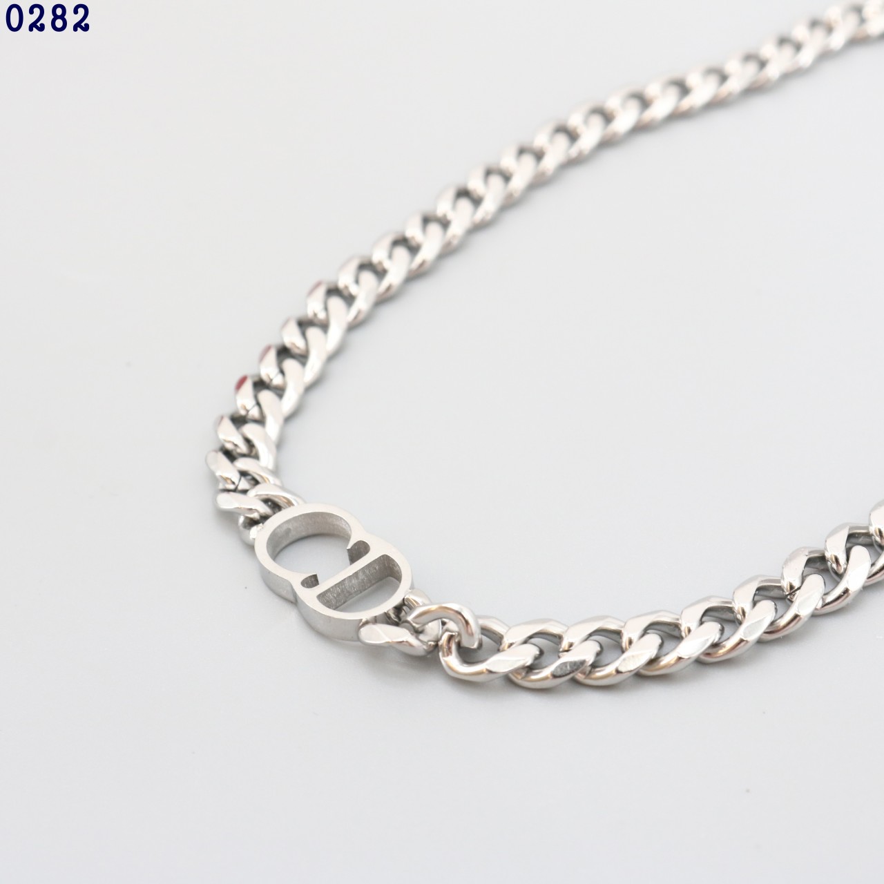 👹디올 볼드체인 로고 목걸이👹