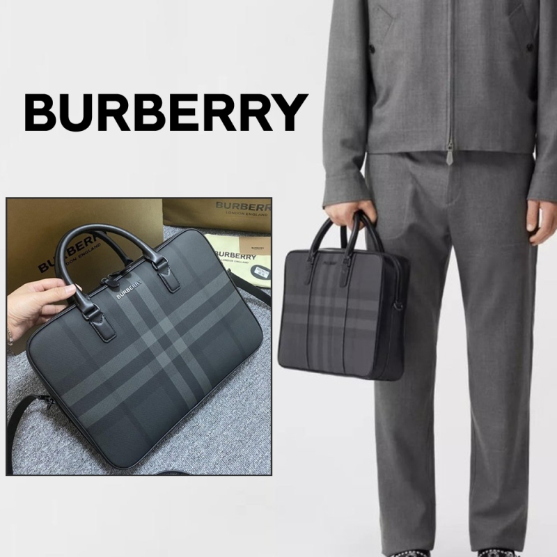 26SS 버버리 체크 블랙 서류가방(최상급)