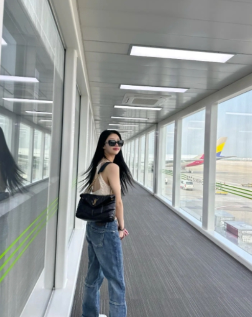 최상급) 생로랑 나파 퀼팅 푸퍼 스몰백