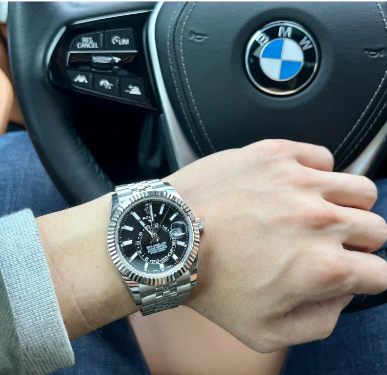 롤렉스 스카이드웰러 42mm 브라이트 블랙