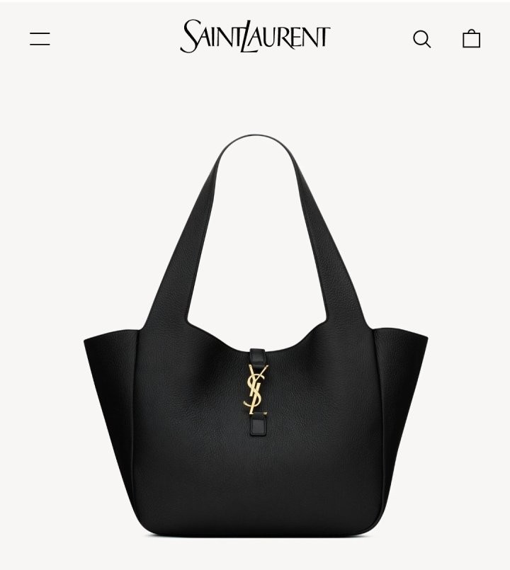 생로랑 베아 백 BEA 디어스킨 763435AACTP1000