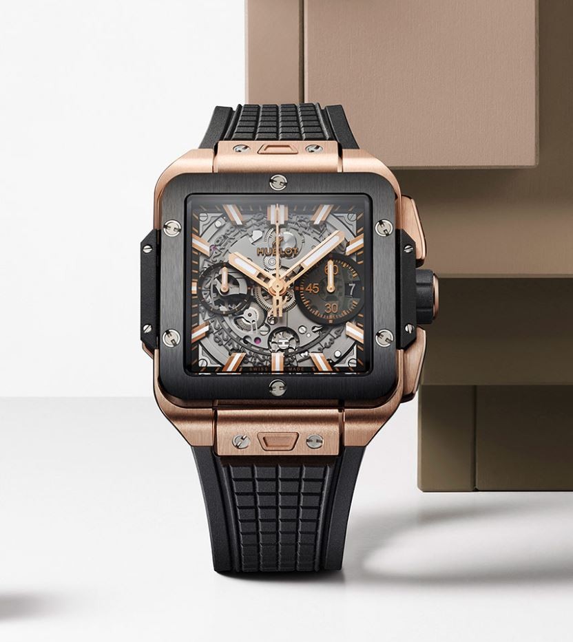 위블로 스퀘어뱅 티타늄 블랙골드