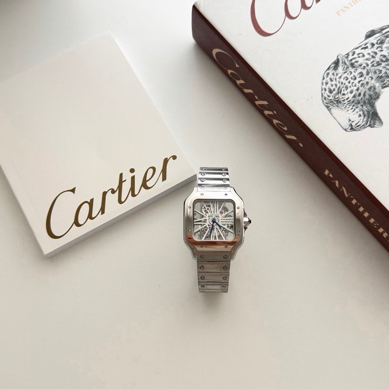 까르띠에 산토스 스켈레톤 시계