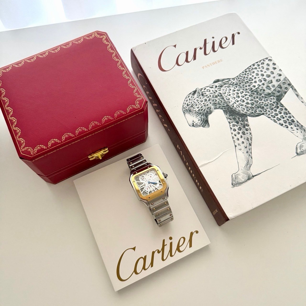 까르띠에 산토스 콤비 시계