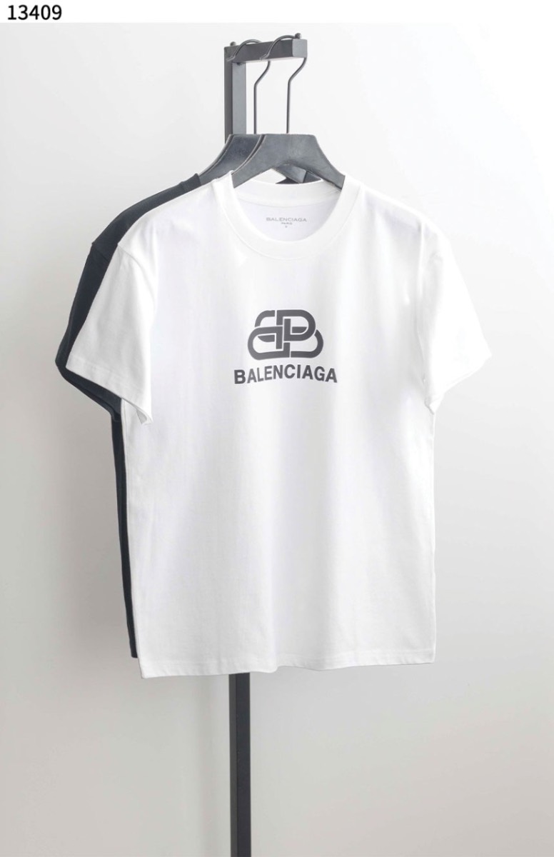 발렌시아가 [BALENCIAGA] BB 로고 남자 반팔티셔츠 레귤러핏  view 3