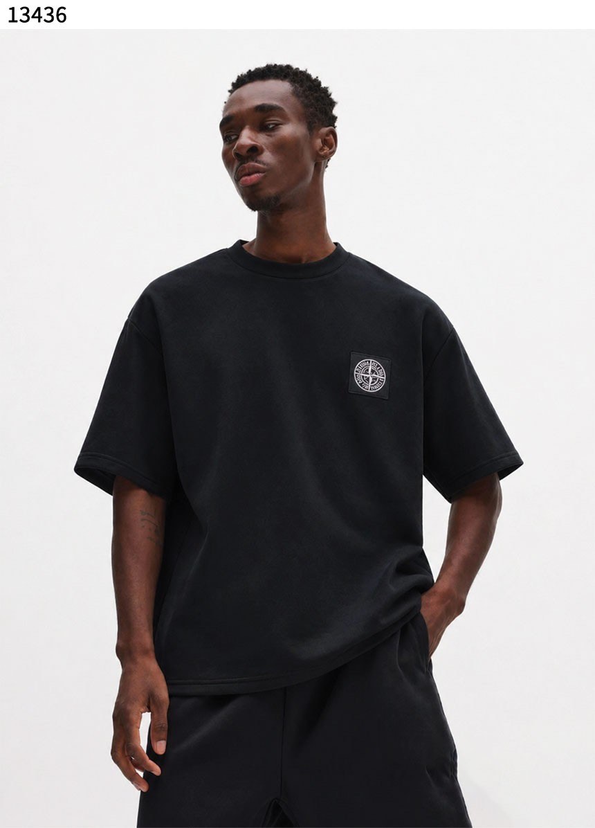스톤아일랜드 [STONE ISLAND] 코튼 저지 슬림 핏 티셔츠 view 2