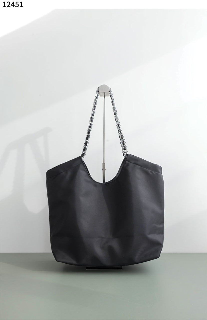 프라다 [PRADA] 리나론 체인 빅 쇼퍼백