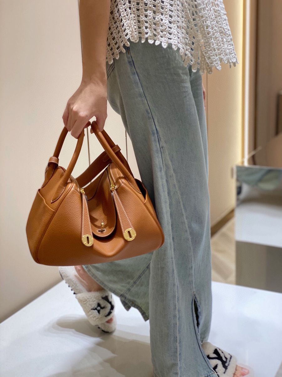 에르메스 린디백 브라운