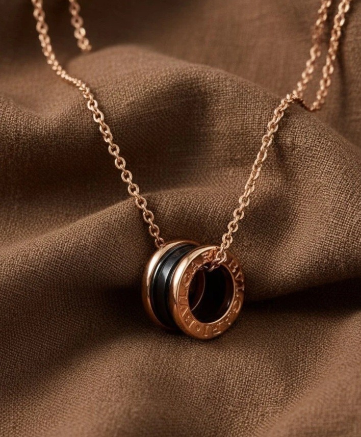 불가리 비제로원 네크리스 블랙 세라믹 목걸이