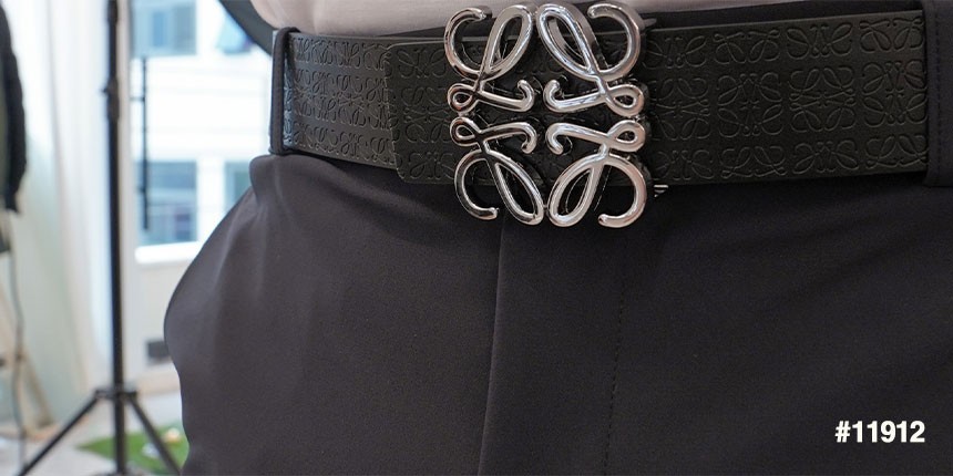 로에베 수입 남성 빅 아나그램 벨트