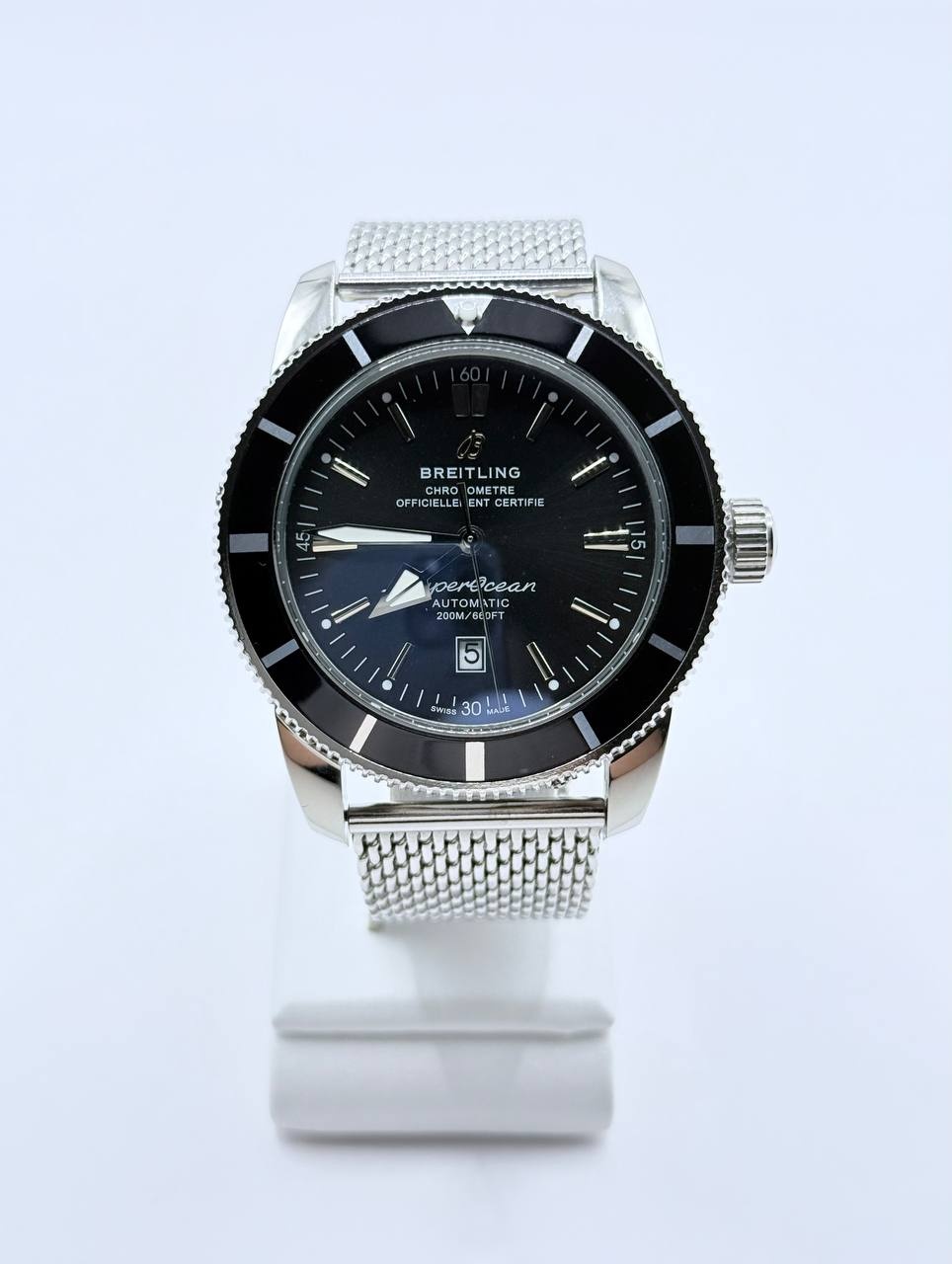 브라이틀링 슈퍼오션 헤리티지 B20 오토매틱 44 스틸 블랙 메탈 