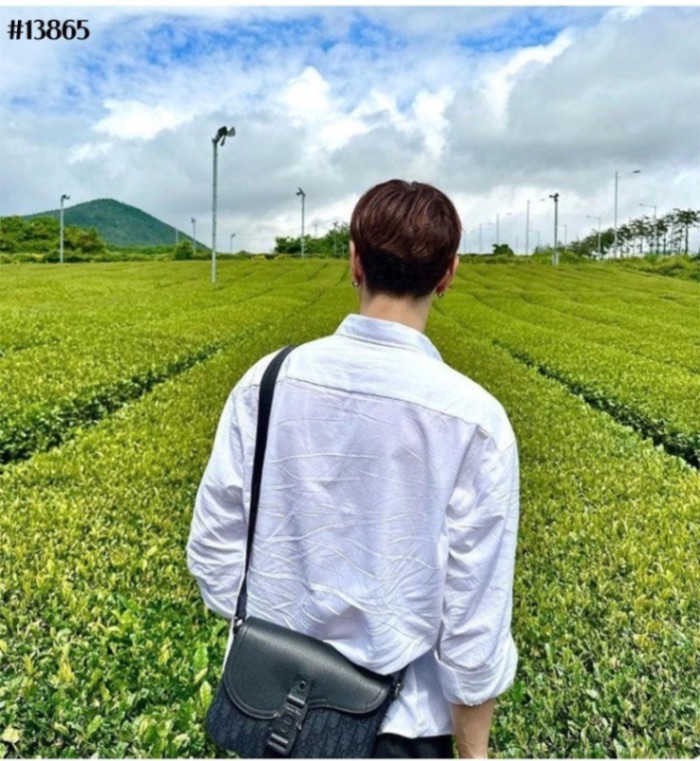  [DIOR] 크리스찬 디올 새들 플랩 스퀘어 메신저 백 스몰  view 7
