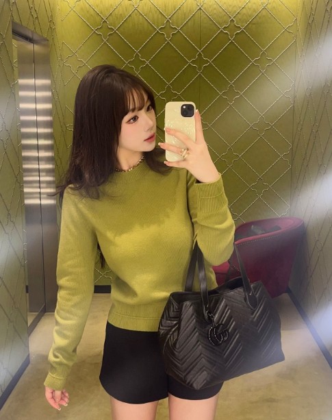 구찌 GUCCI  GG마몽 미디엄 토트백