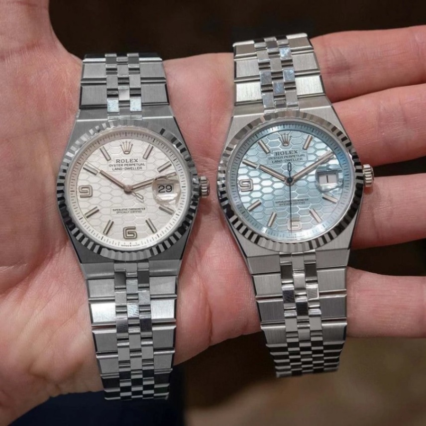 2025 로*렉스 랜드 드웰러 40mm 블루 view 2