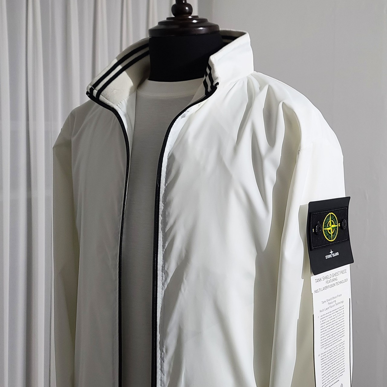 스톤 로고패치 라인 자켓 view 9