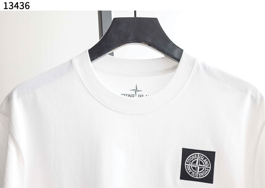 스톤아일랜드 [STONE ISLAND] 코튼 저지 슬림 핏 티셔츠 view 8
