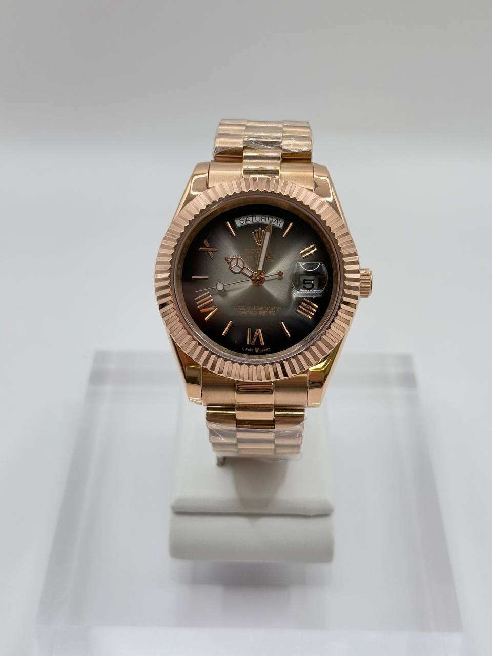 롤렉스 데이데이트 초코판(브라운) 