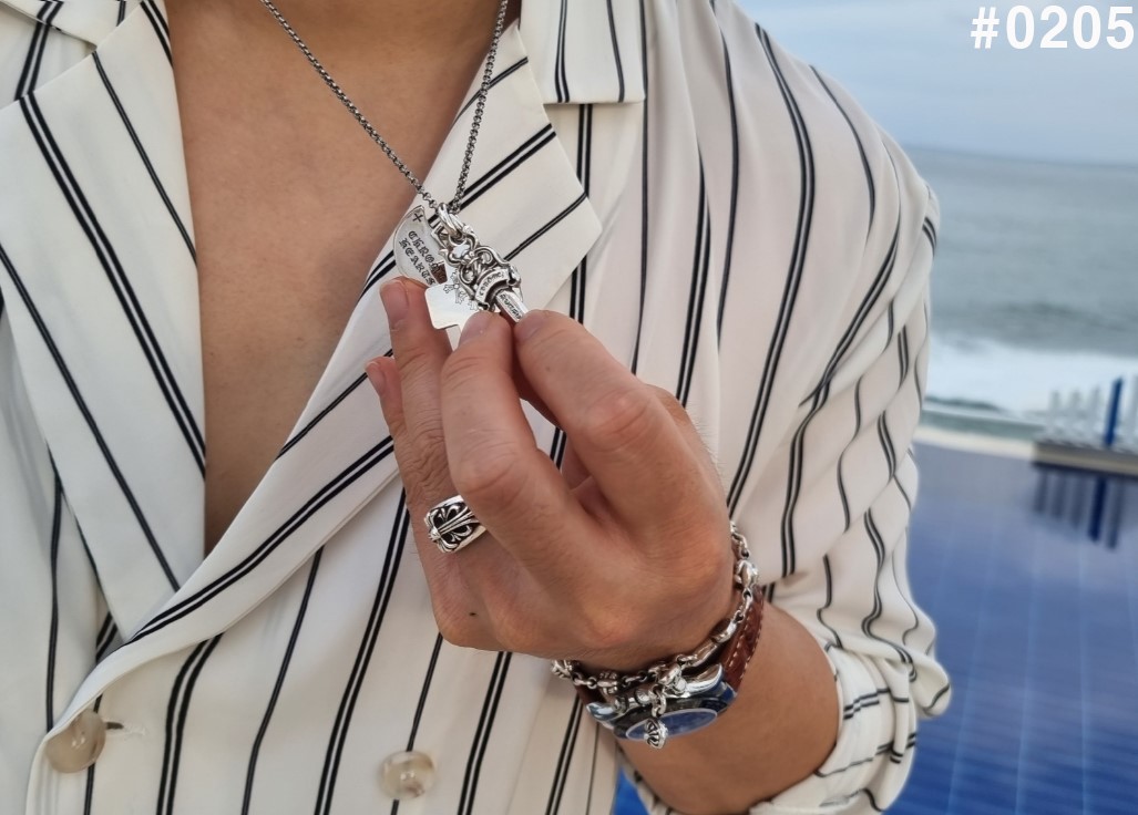 🍀 [Chrome Herts] 크롬하츠 3트링킷 펜던트 목걸이 🍀