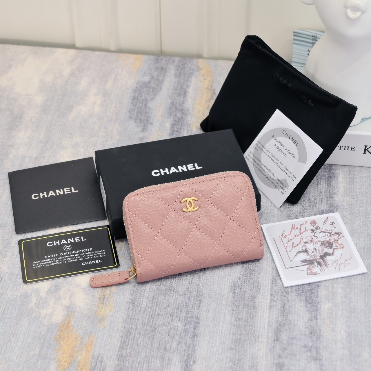 샤넬 코인퍼스 핑크(AP0216)