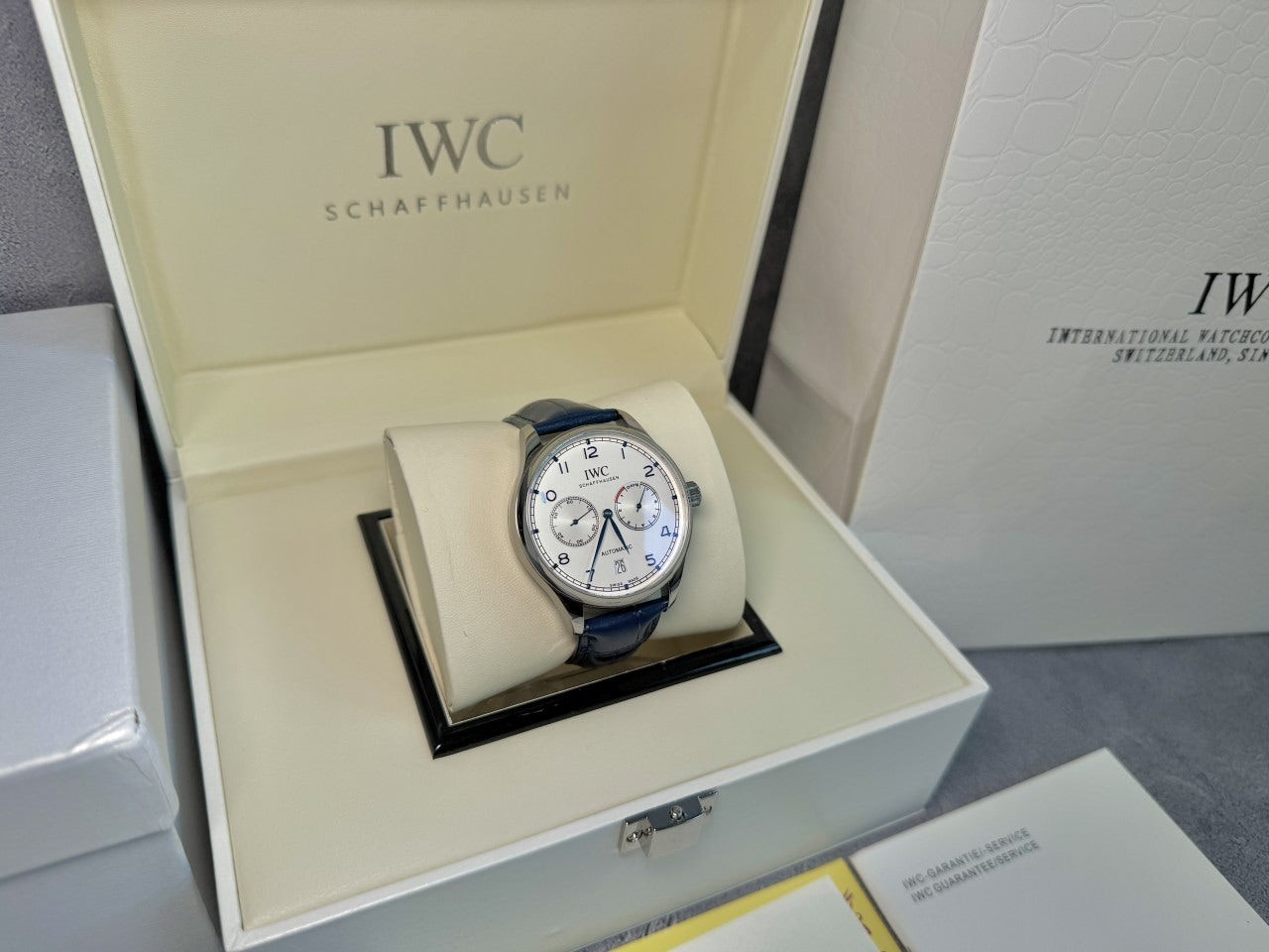 iwc 포르투기저 오토매틱 42mm 엘리게이터