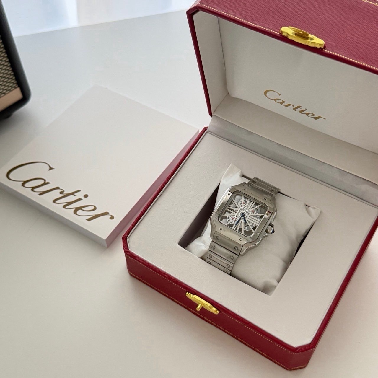 까르띠에 산토스 스켈레톤 시계