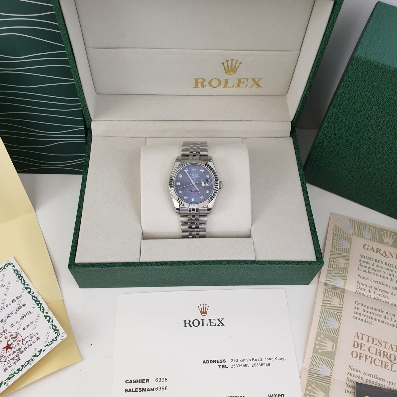 롤렉스 텐포인트 청판 실버 메탈 시계