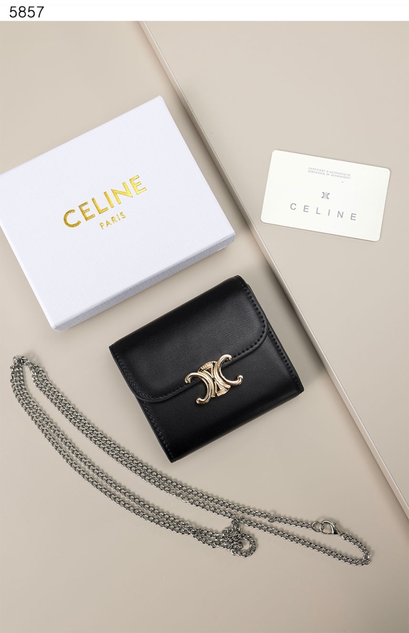 #셀린느 [Celine] 수입프리미엄급 스몰 트리옹프 지갑 체인 스트랩 세트 신상 입고💢 