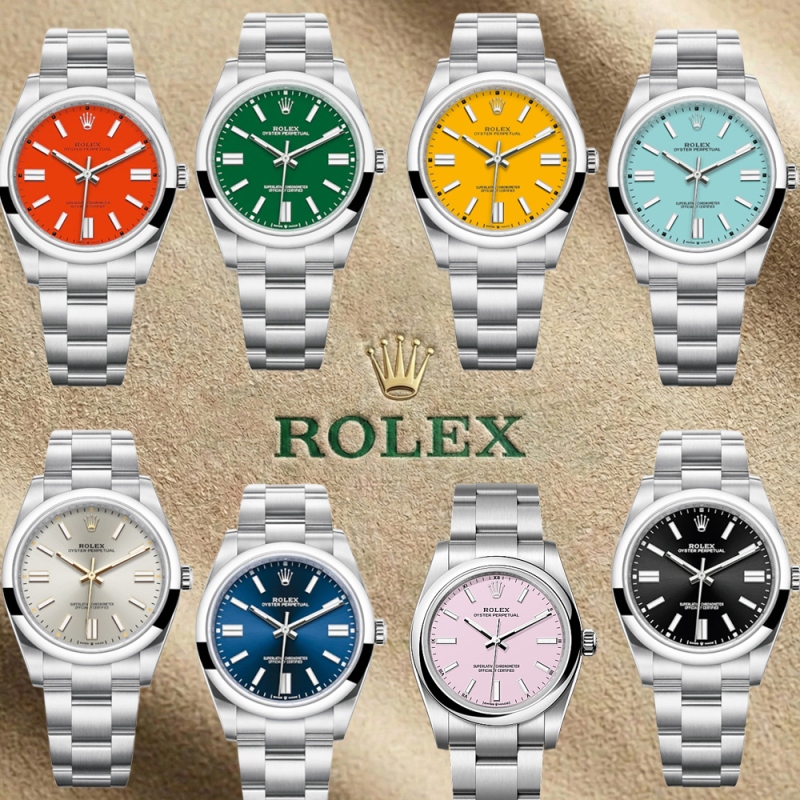 롤렉스 오이스터 퍼페츄얼 36mm/41mm 2사이즈 (8color)  Rolex Oyster Perpetual