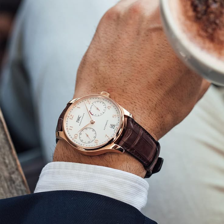 IWC 포르투기저 오토매틱 42 브라운 