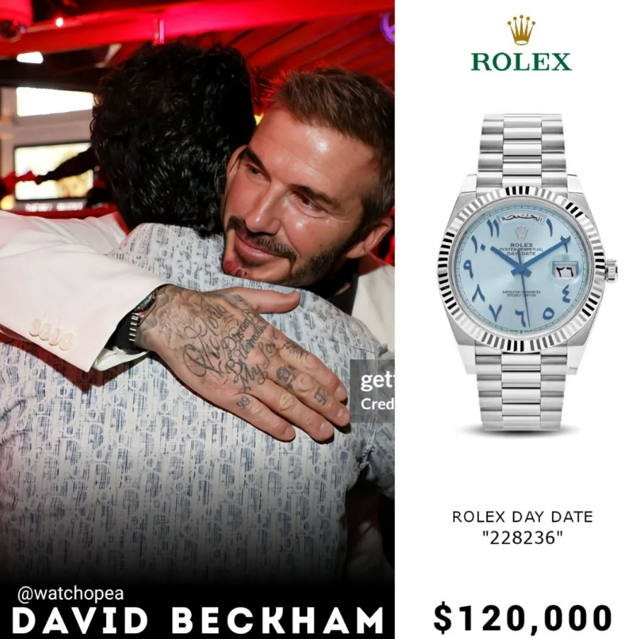 롤렉스 데이 데이트 플래티넘 아랍 한정판 