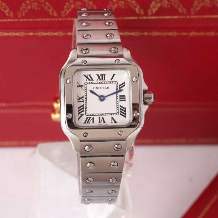 까르띠에 산토스 갈베 스틸워치