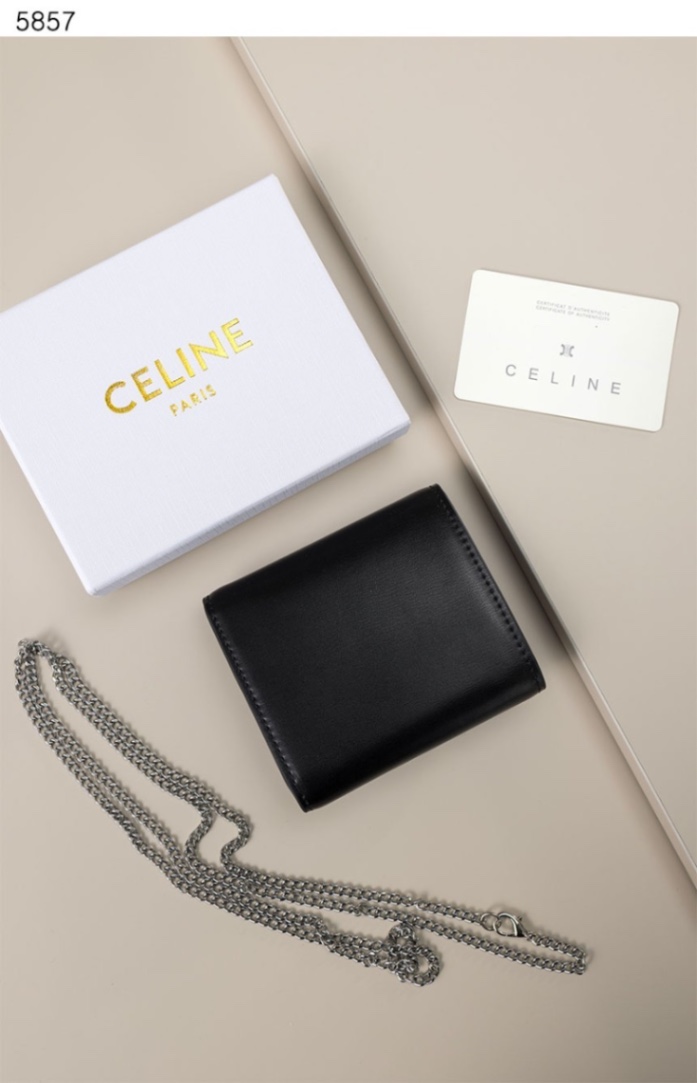 셀린느 [Celine] 수입프리미엄급 스몰 트리옹프 지갑 체인 스트랩 세트 view 6