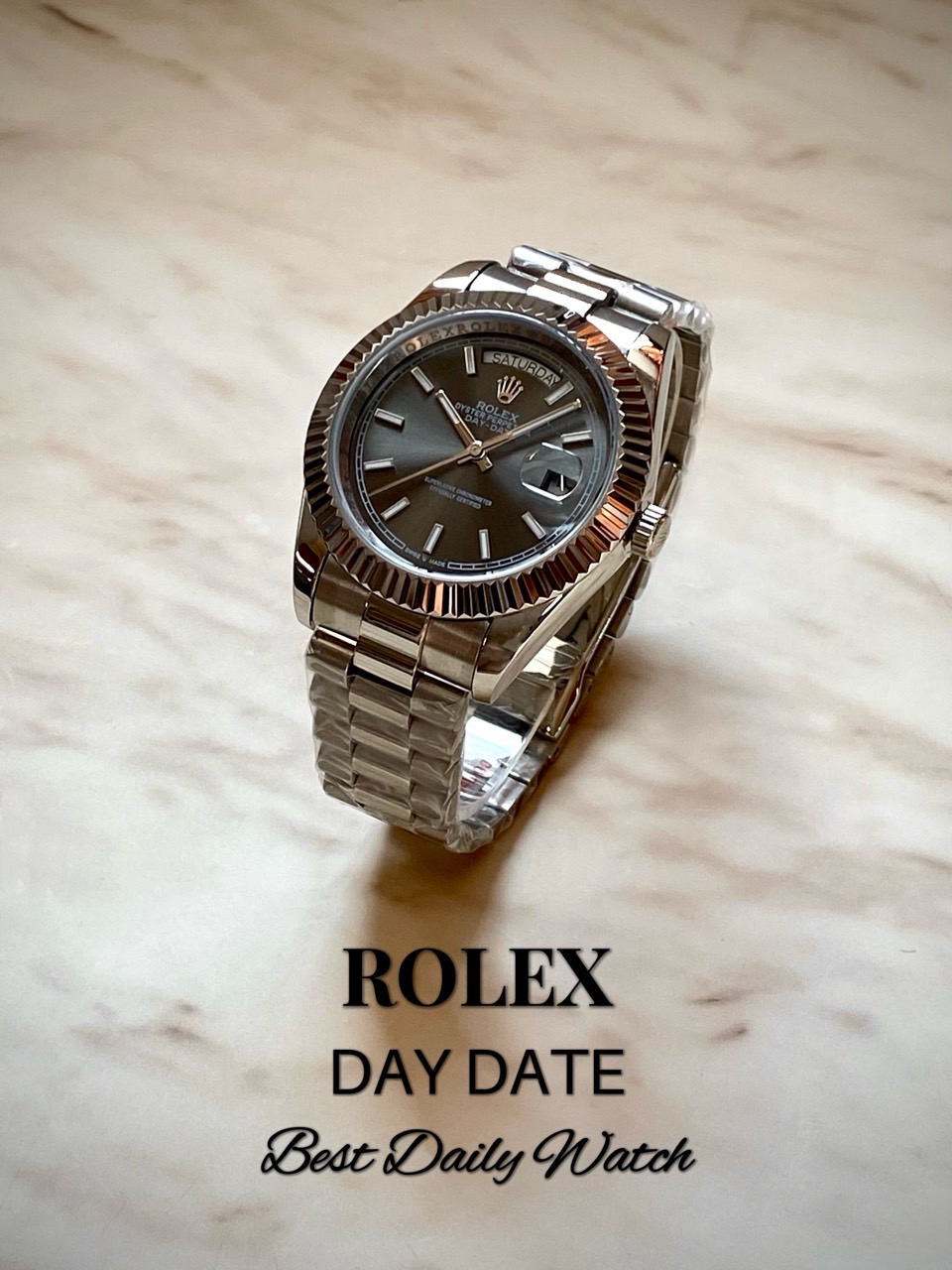 롤렉스 데이데이트 그레이다이얼