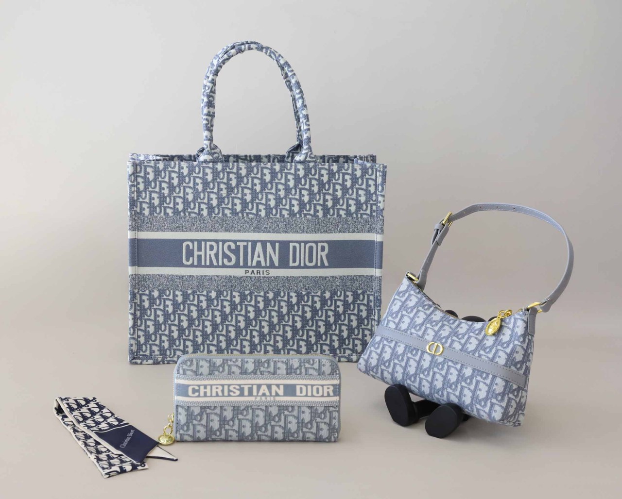 디올 [ D*OR ] 수입 북 도트 미디엄 & 몽테인 미니백 3종 SET