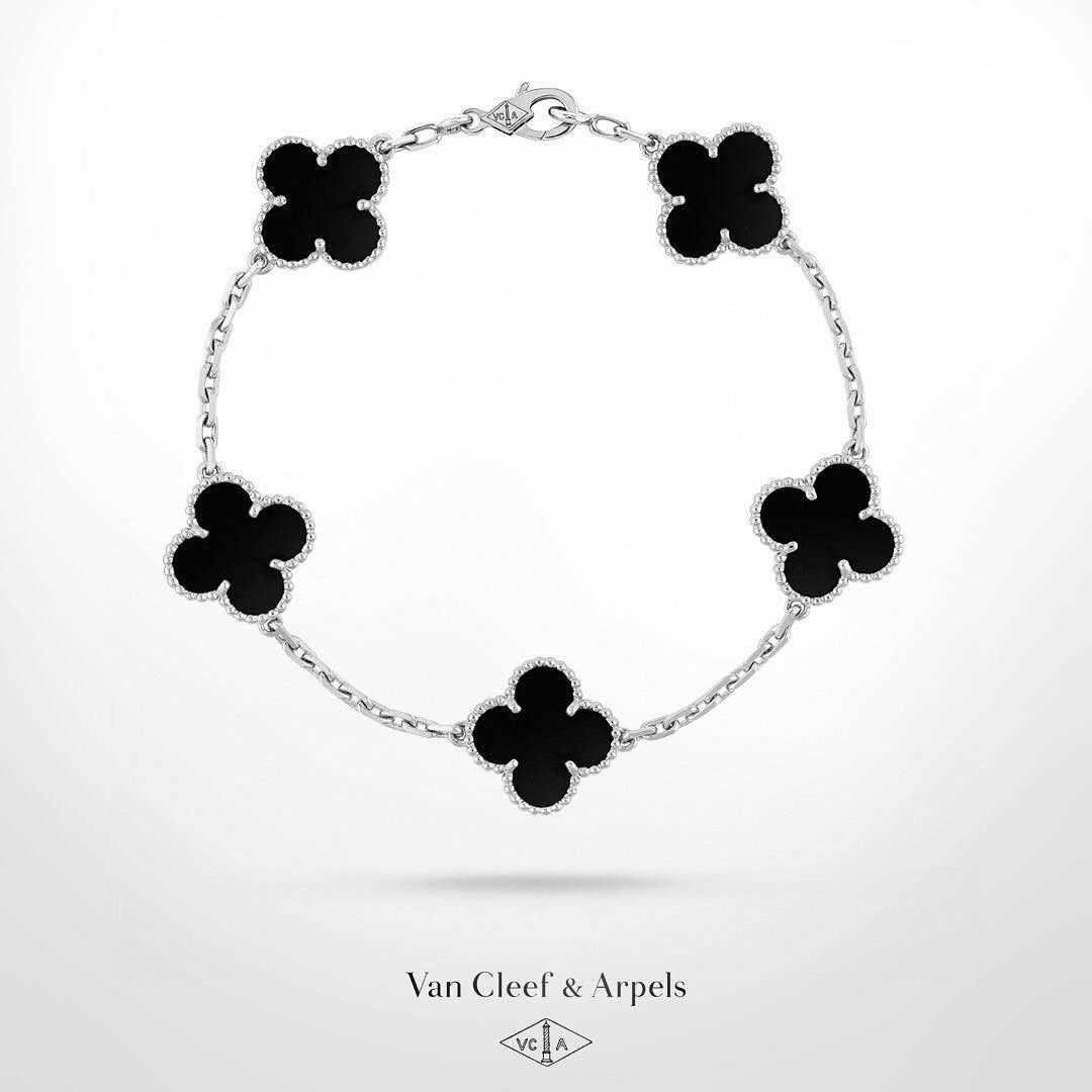 반클리프 빈티지 알함브라 브레이슬릿 5잎모티브