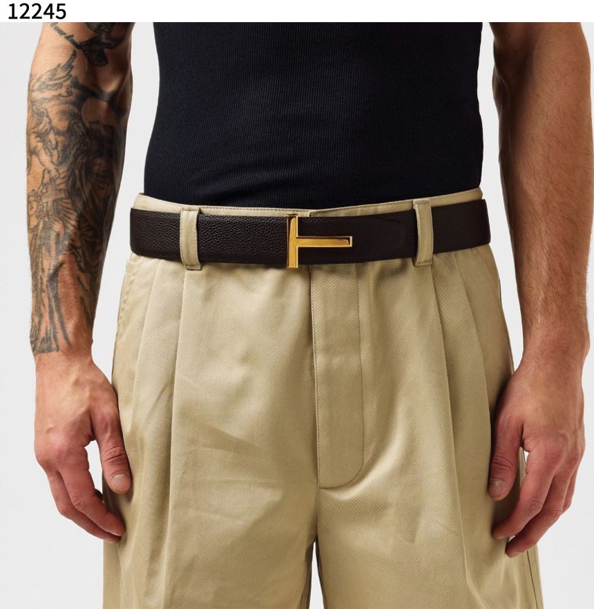 톰포드 [TOM FORD] 수입프리미엄급 T로고 리버시블 레더 양면 벨트 신상