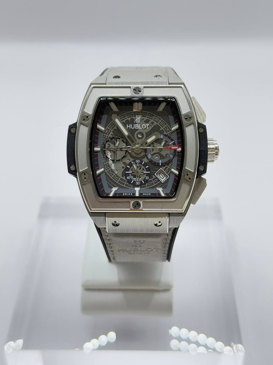 위블로 스피릿 오브 빅뱅 무광 그레이 남성 시계 WO05  