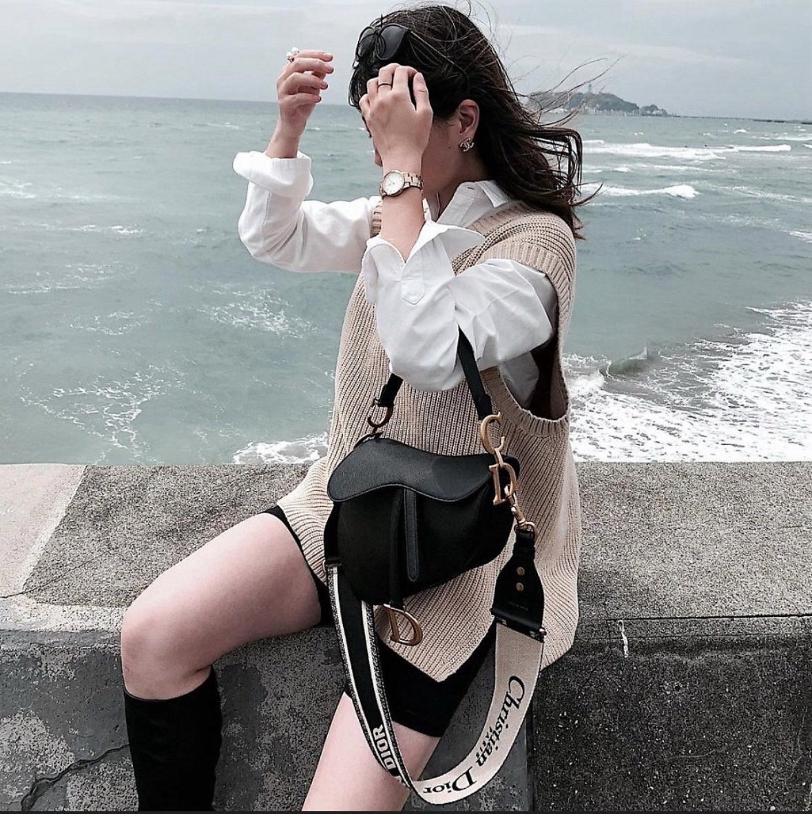 디올 (D*or) 새들 스트랩팩