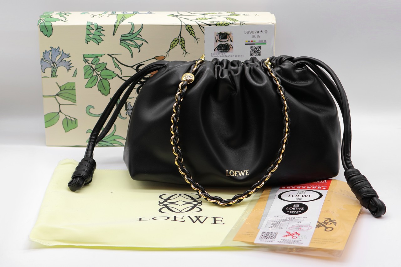 로에베 플라멩코 플라멩고 클러치 미니 미디엄 신민아 가방