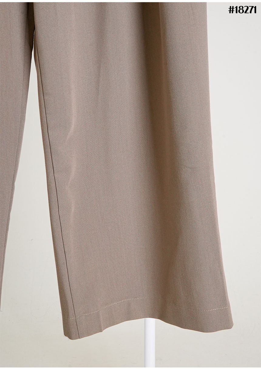 셀린느 트리옹프 핀턱 와이드 밴딩 팬츠 view 5