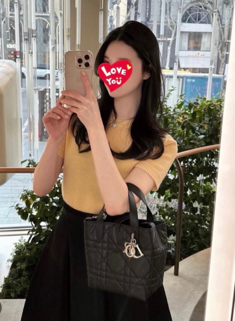 디올 스몰 뚜주흐 버티컬 토트백 view 2