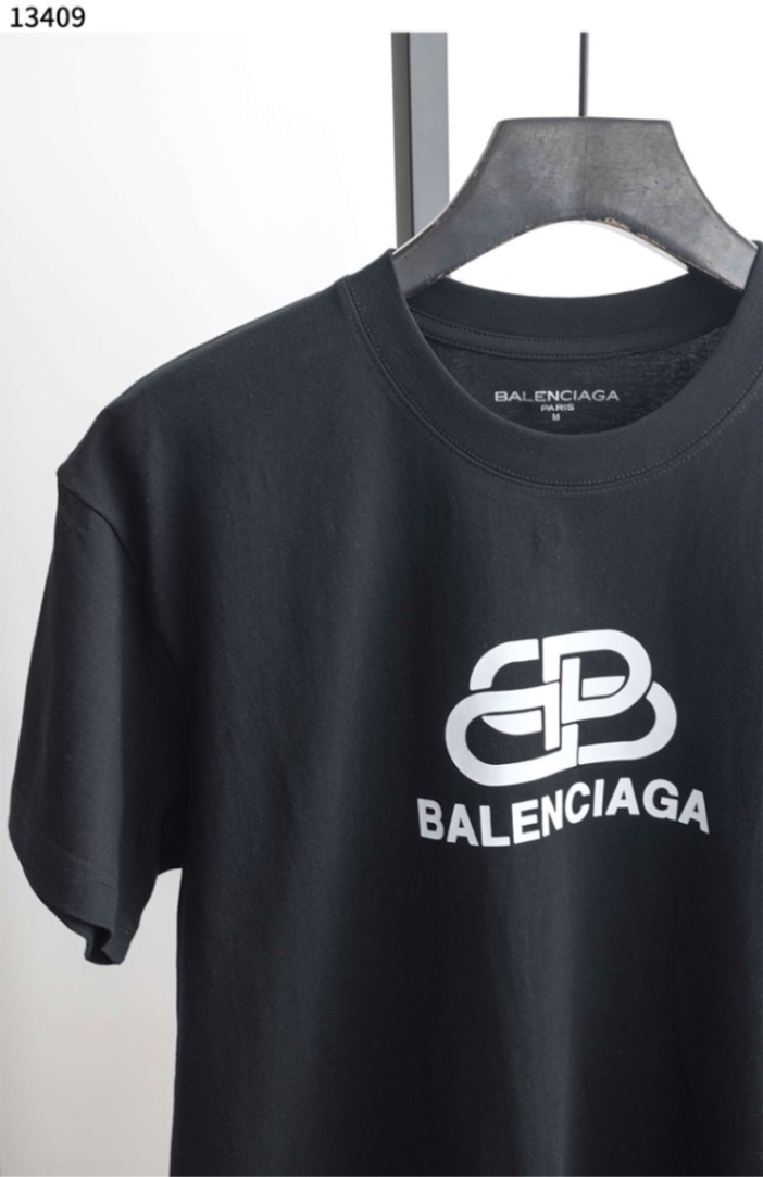 발렌시아가 [BALENCIAGA] BB 로고 남자 반팔티셔츠 레귤러핏  view 12