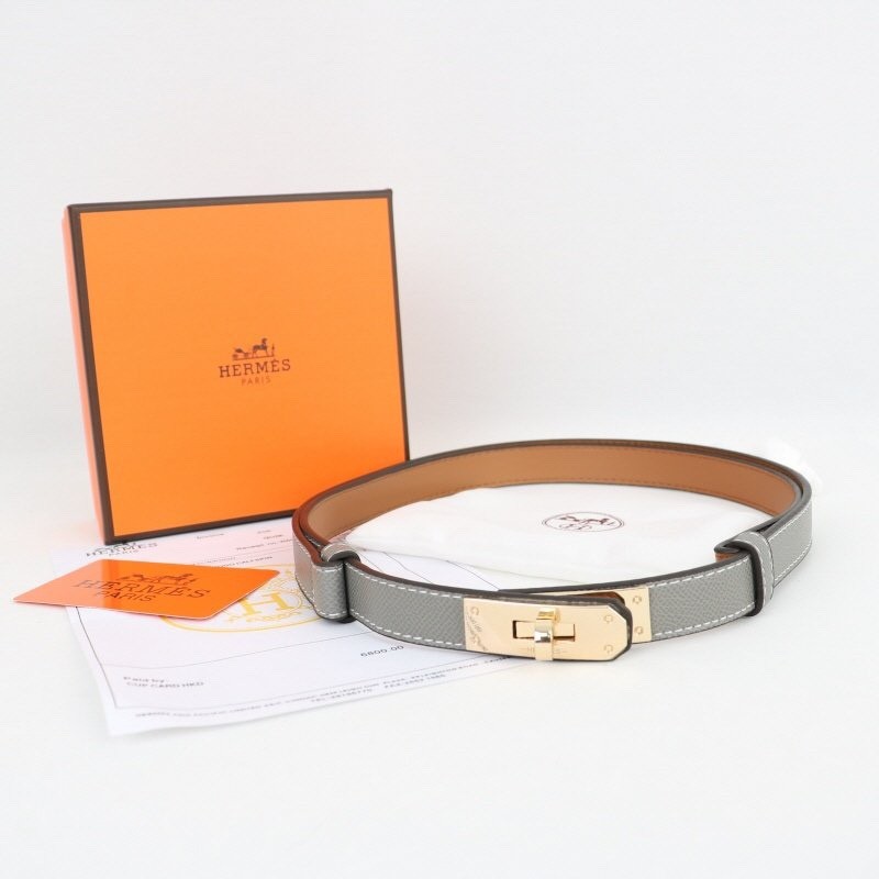 👹에르메스 켈리 18 벨트 (그레이)👹  