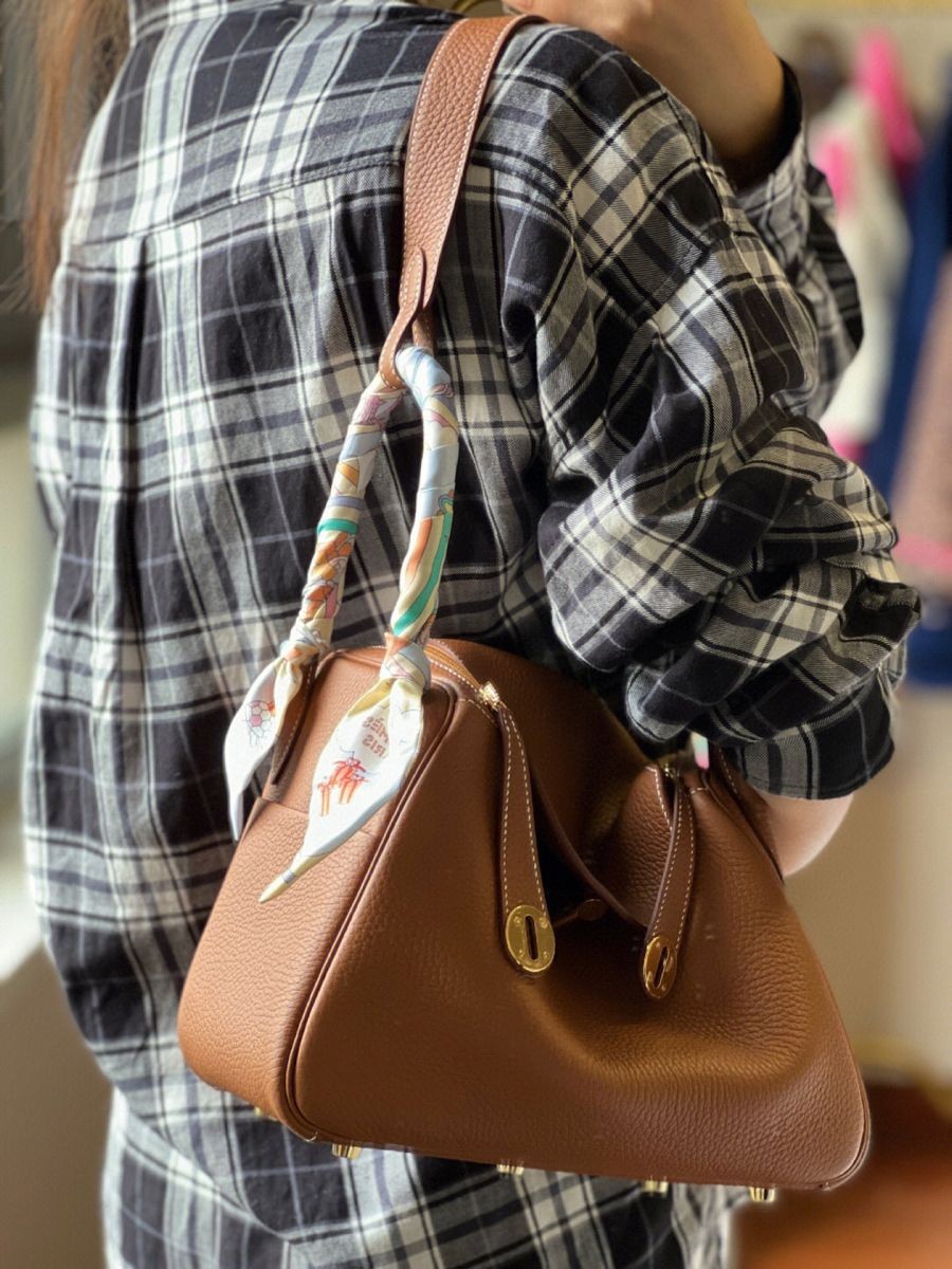 에르메스 린디백 브라운 view 2