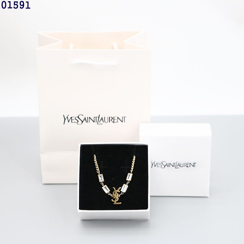 👹입생로랑 YSL 크리스탈 골드 팔찌👹