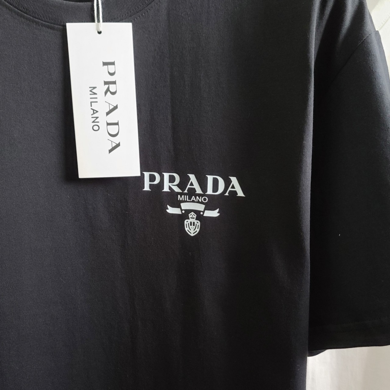 프라다 로고레터링 코튼 반팔티 view 8